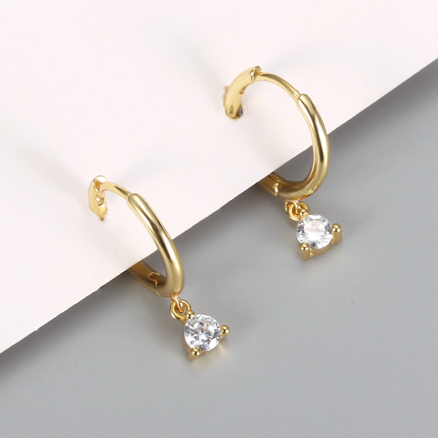 Round Drops Minimalist Earrings