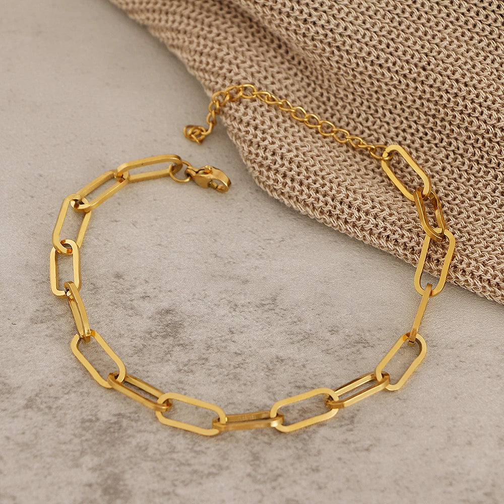 Luxury Gold Color Charm Bracelet