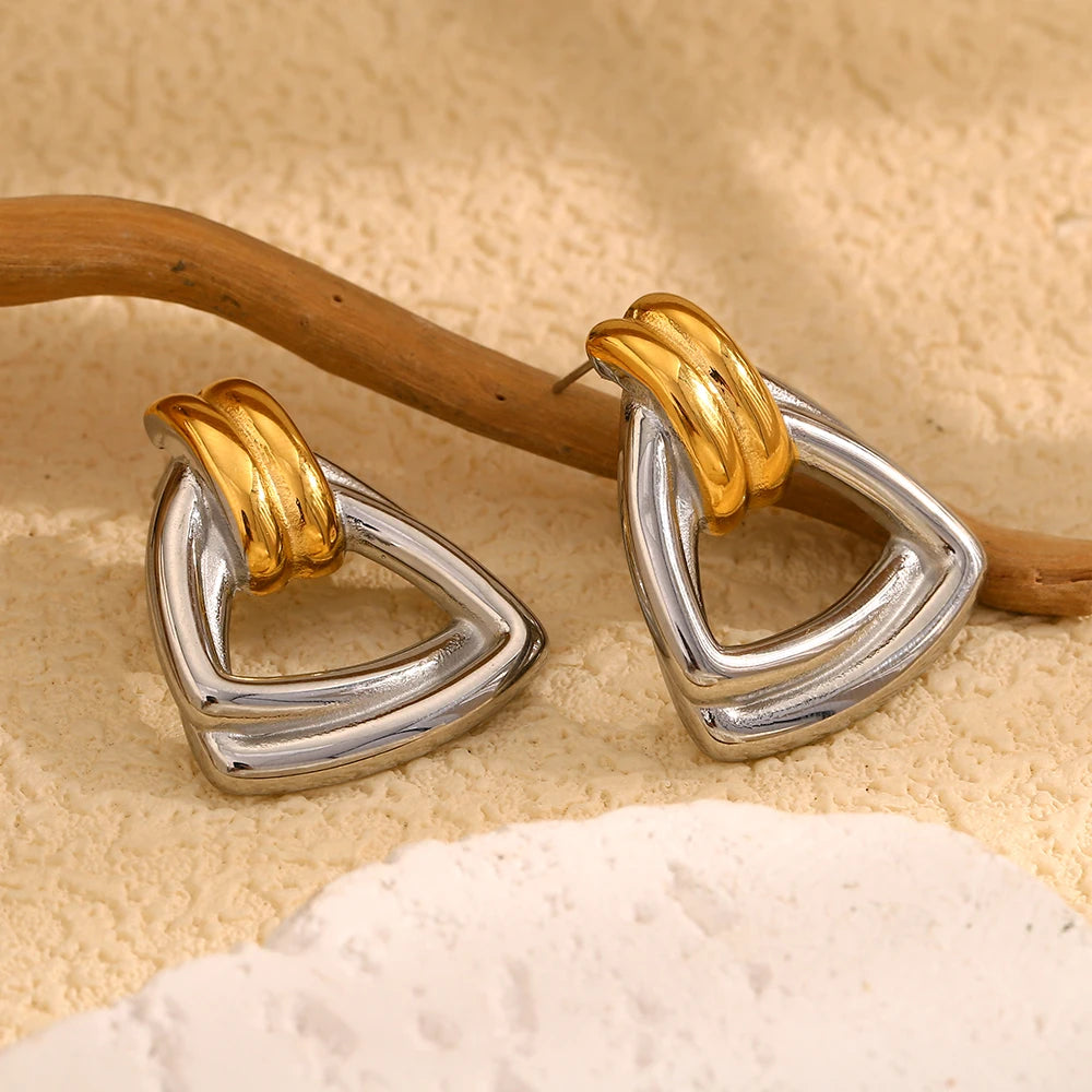 18K PVD Gold Plated Two tone