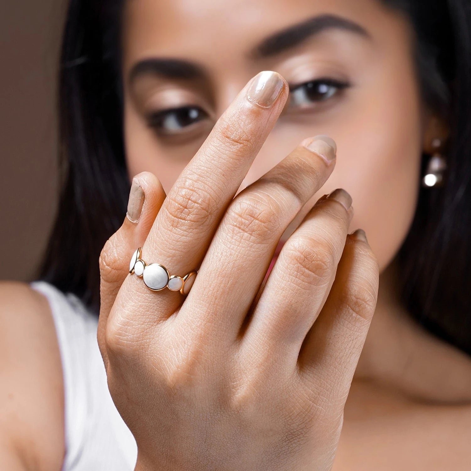 Geometric Adjustable Finger Ring