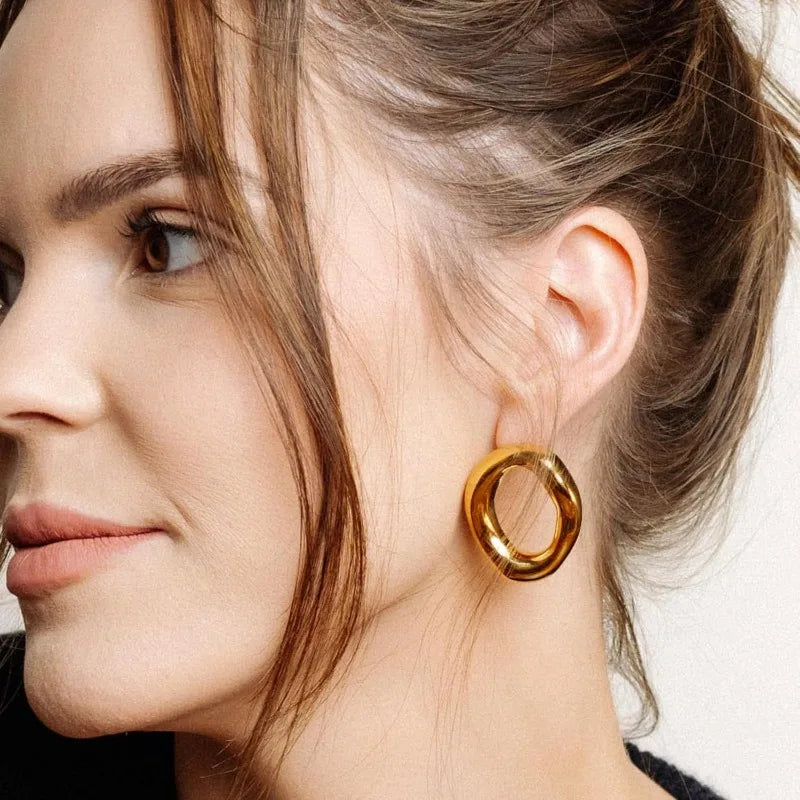 Circle Vintage Statement Earrings