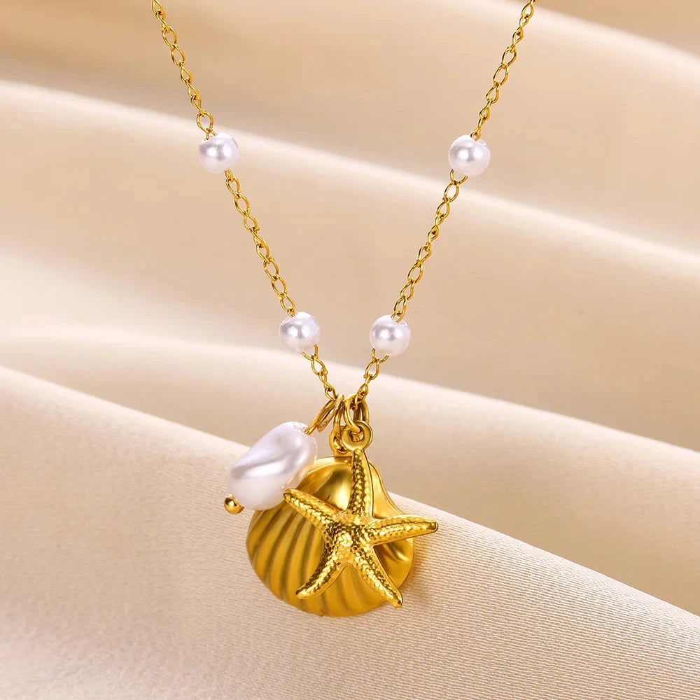 Stainless Steel Twill Heart Pendant Necklaces