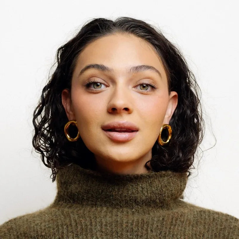 Circle Vintage Statement Earrings