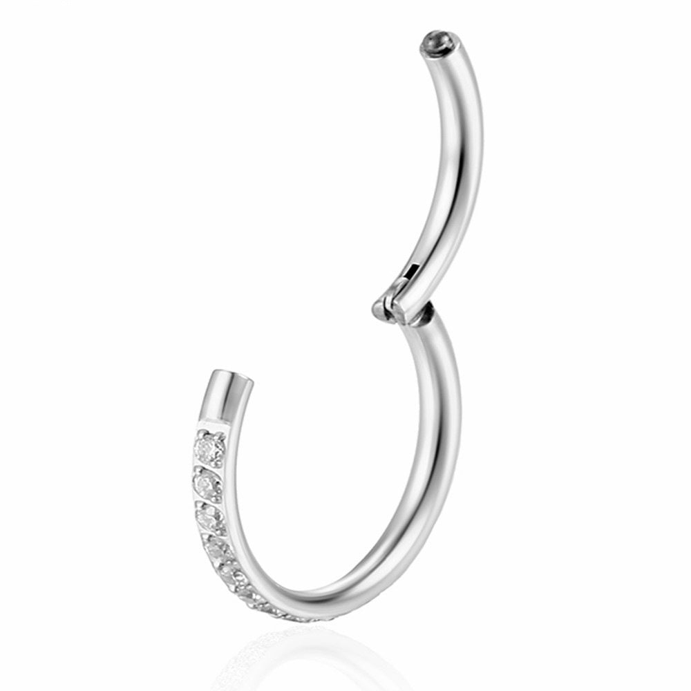 Zircoin Nose Ear Clip Earrings